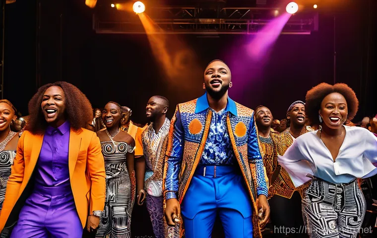 나이지리아에서 유명한 노래 - Vibrant Afrobeats Street Dance Festival**

A diverse group of young adults, aged 18-30s, are capture...