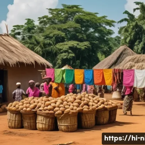 Home 24 나이지리아의 전통적인 직업군 - **Prompt:** A vibrant and joyful scene depicting the "New Yam Festival" in a rural Nigerian village....